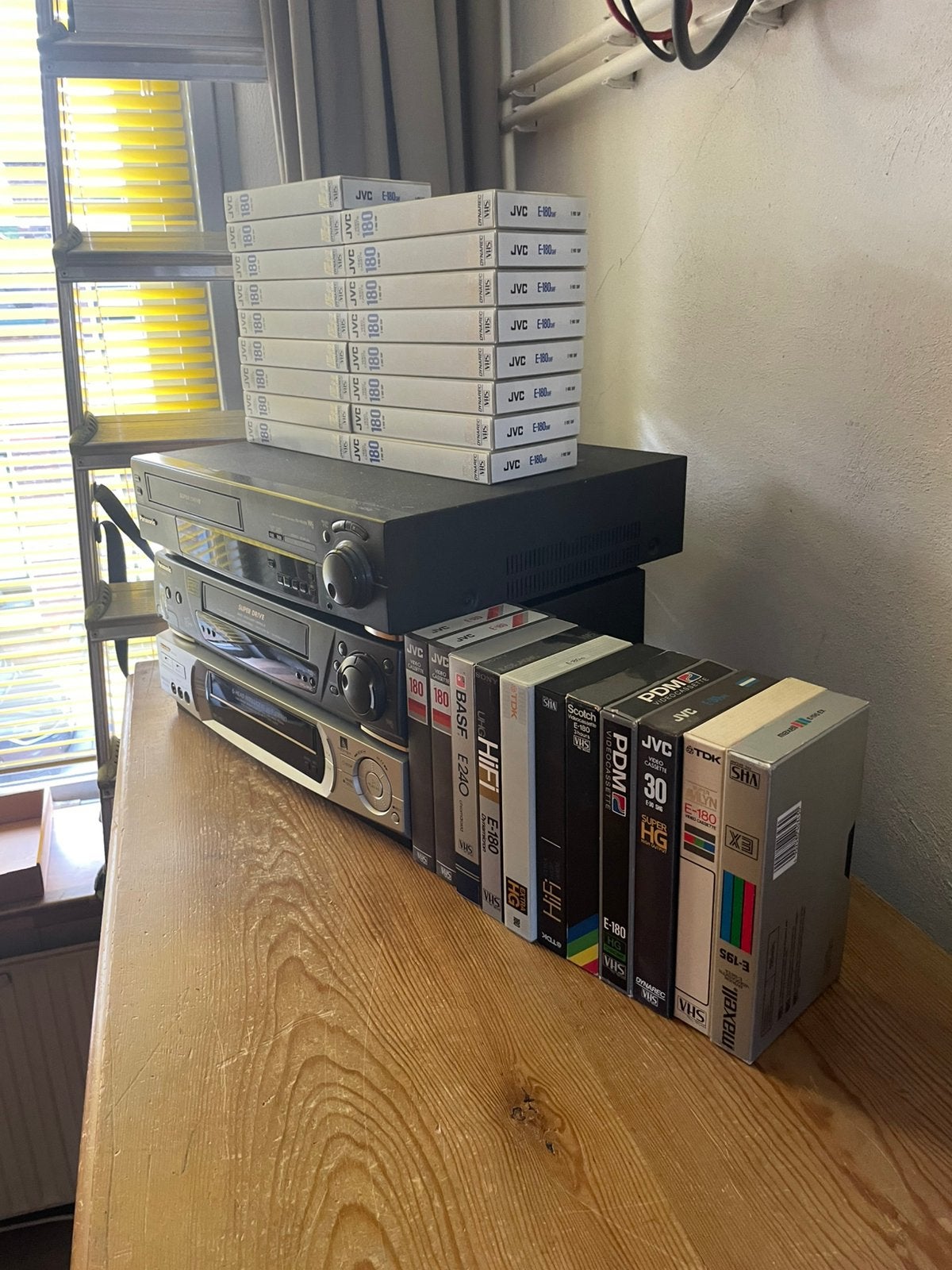 HiFi Videorecorders met HiFi VHS tapes, Ophalen, Gebruikt