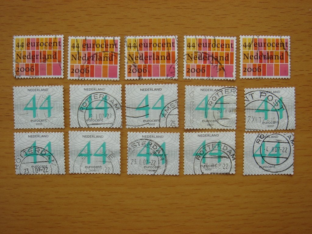 2006 Zakenpostzegels - 15x, Ophalen of Verzenden, Na 1940, Gestempeld