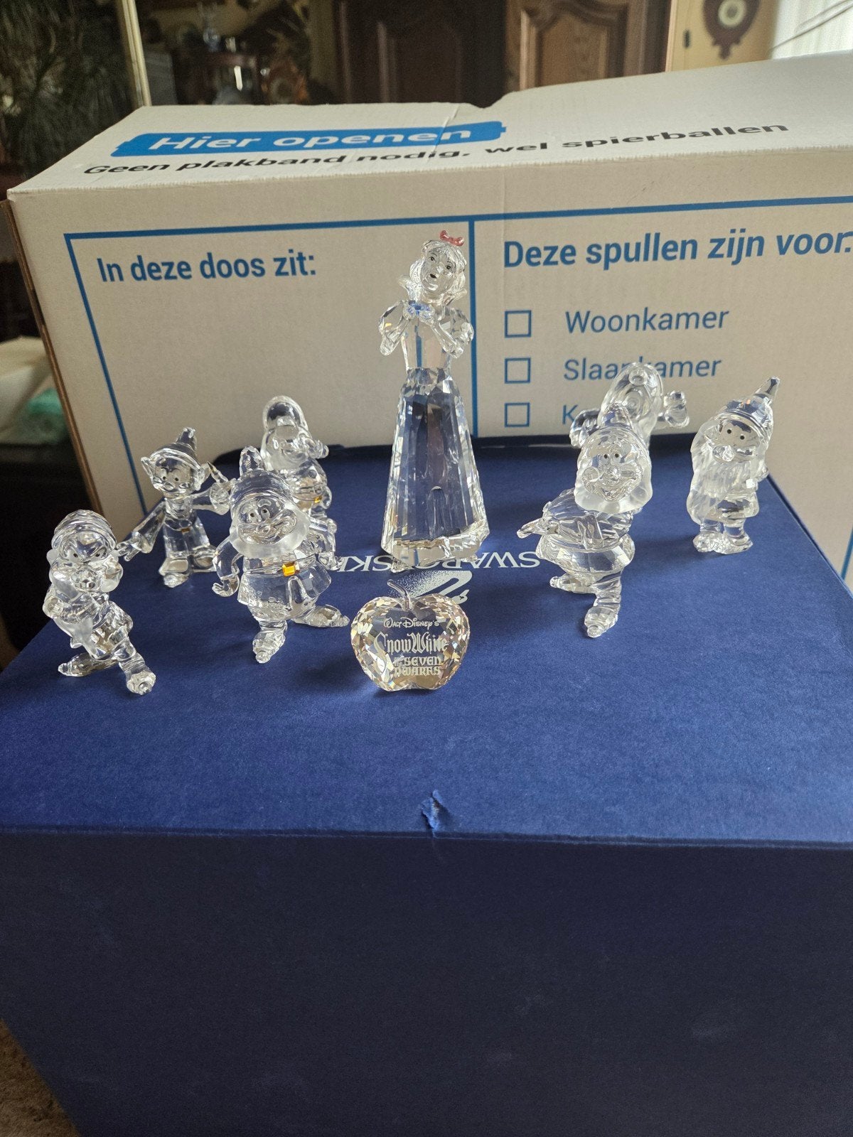 Swarovski Sneeuwwitje en de Zeven Dwergen set, Ophalen of Verzenden, Zo goed als nieuw