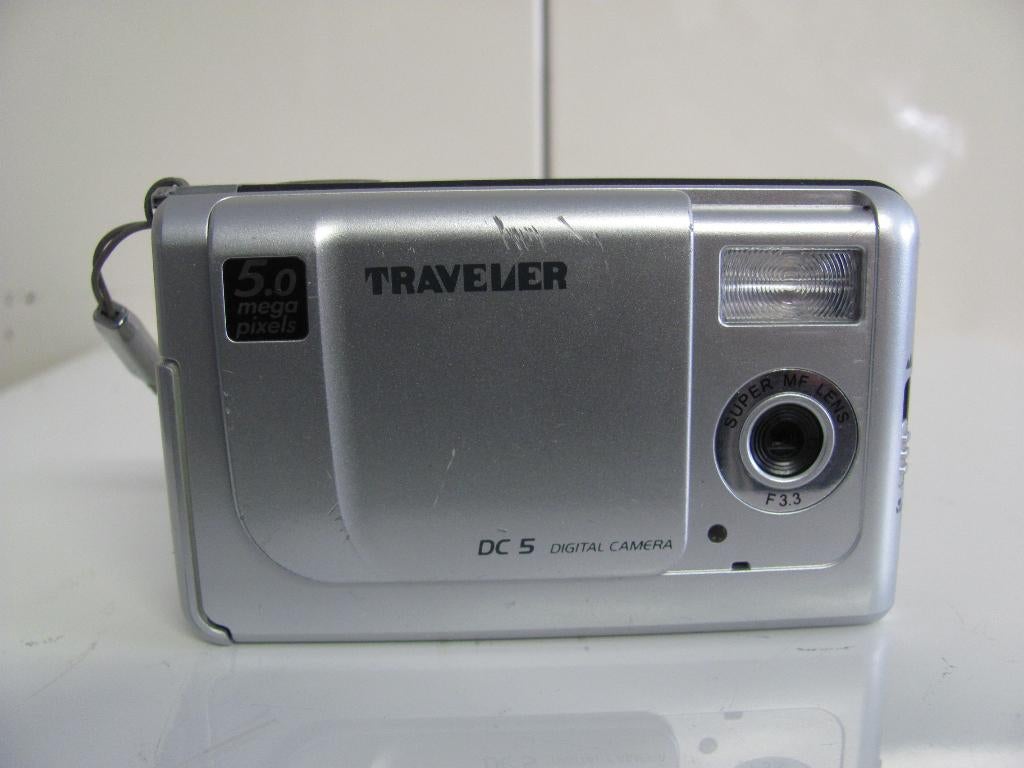 Traveler DC5 digitale camera met 5.0mp, Compact, Ophalen of Verzenden, Zo goed als nieuw, 5 Megapixel