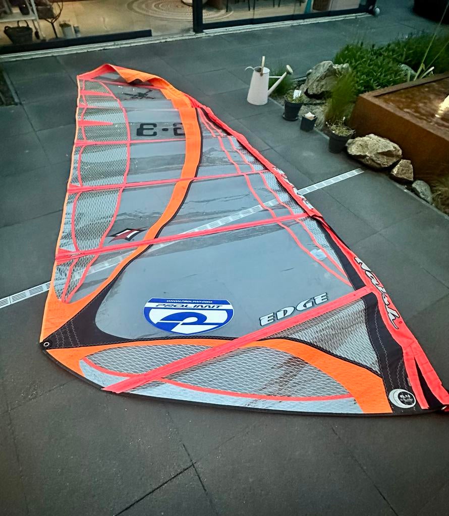 Windsurfzeil Naish Edge 6.4 m², Ophalen, 5 tot 6.5 m², Zeil, Gebruikt