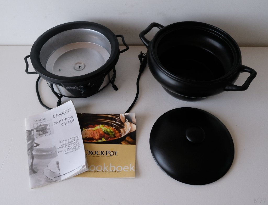 CrockPot SC7500 Slow Cooker, Ophalen of Verzenden, Vaatwasmachinebestendig, Zo goed als nieuw
