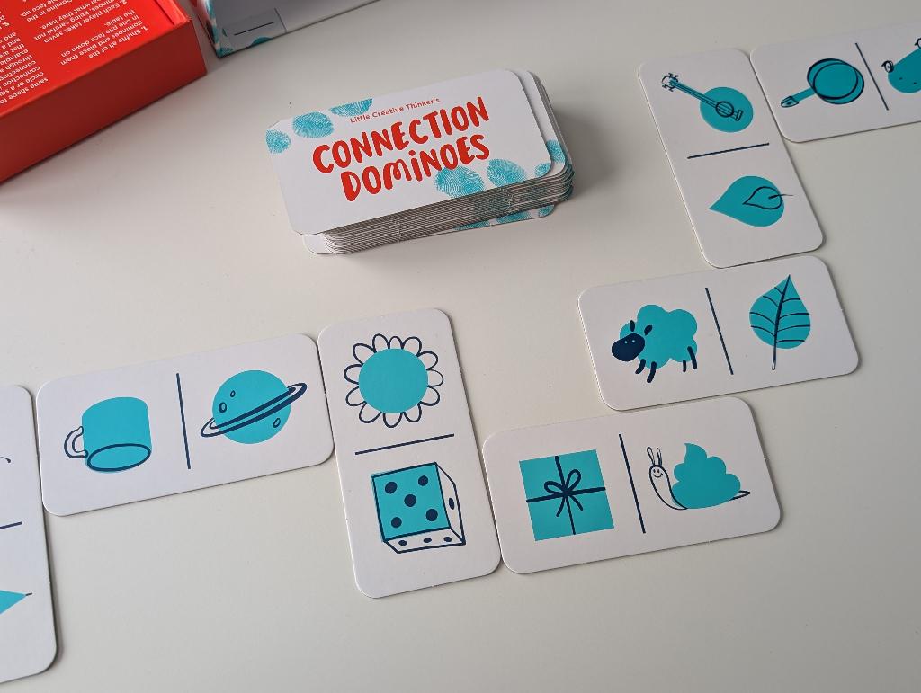 Connection Dominoes. Dominospel met plaatjes, Hobby en Vrije tijd, Gezelschapsspellen | Bordspellen, Vijf spelers of meer, Ophalen of Verzenden