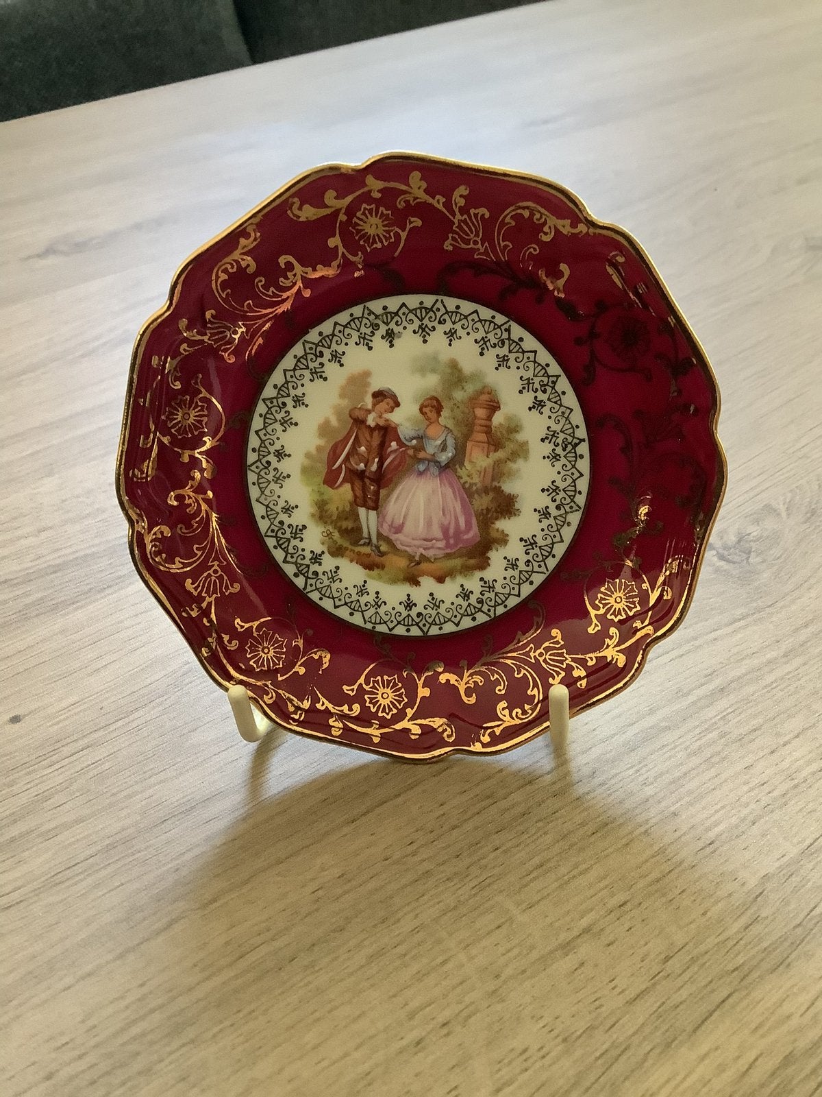 Limoges porseleinen bordje, Ophalen of Verzenden