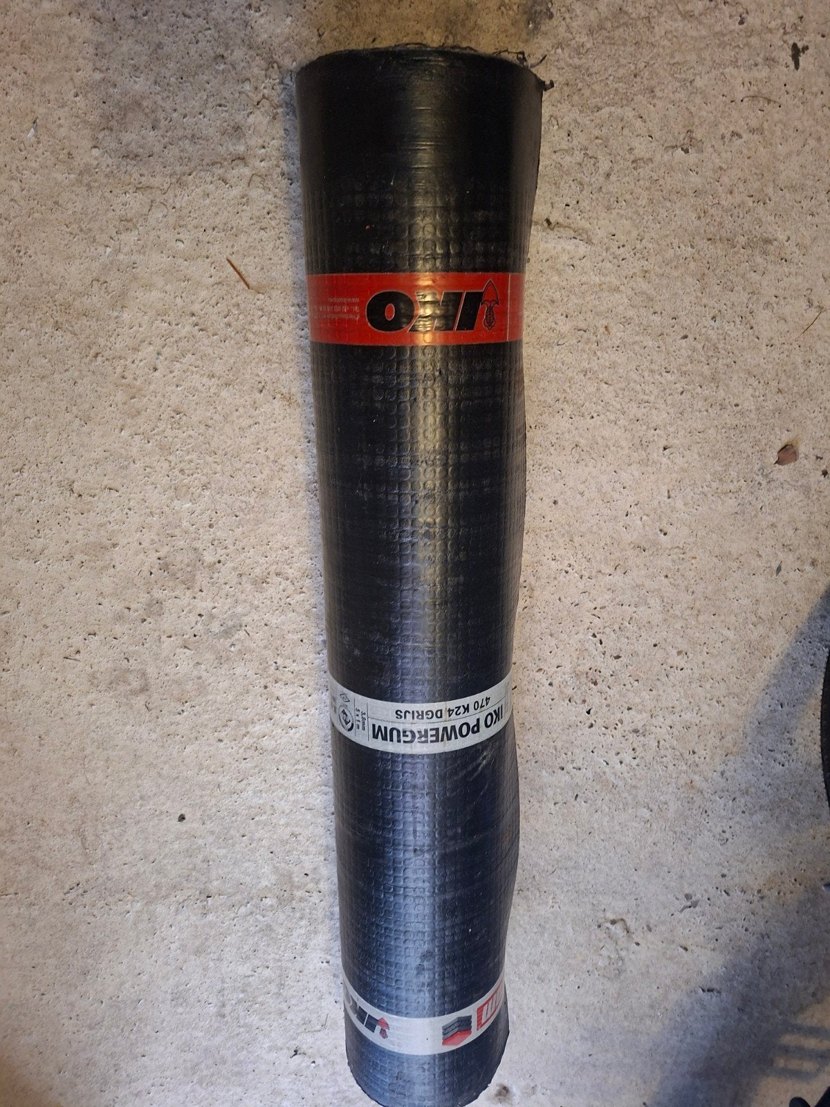 IKO Powergum Dakleer 470/ k24- 5x1m, Ophalen, Overige materialen, Zwart, Nieuw