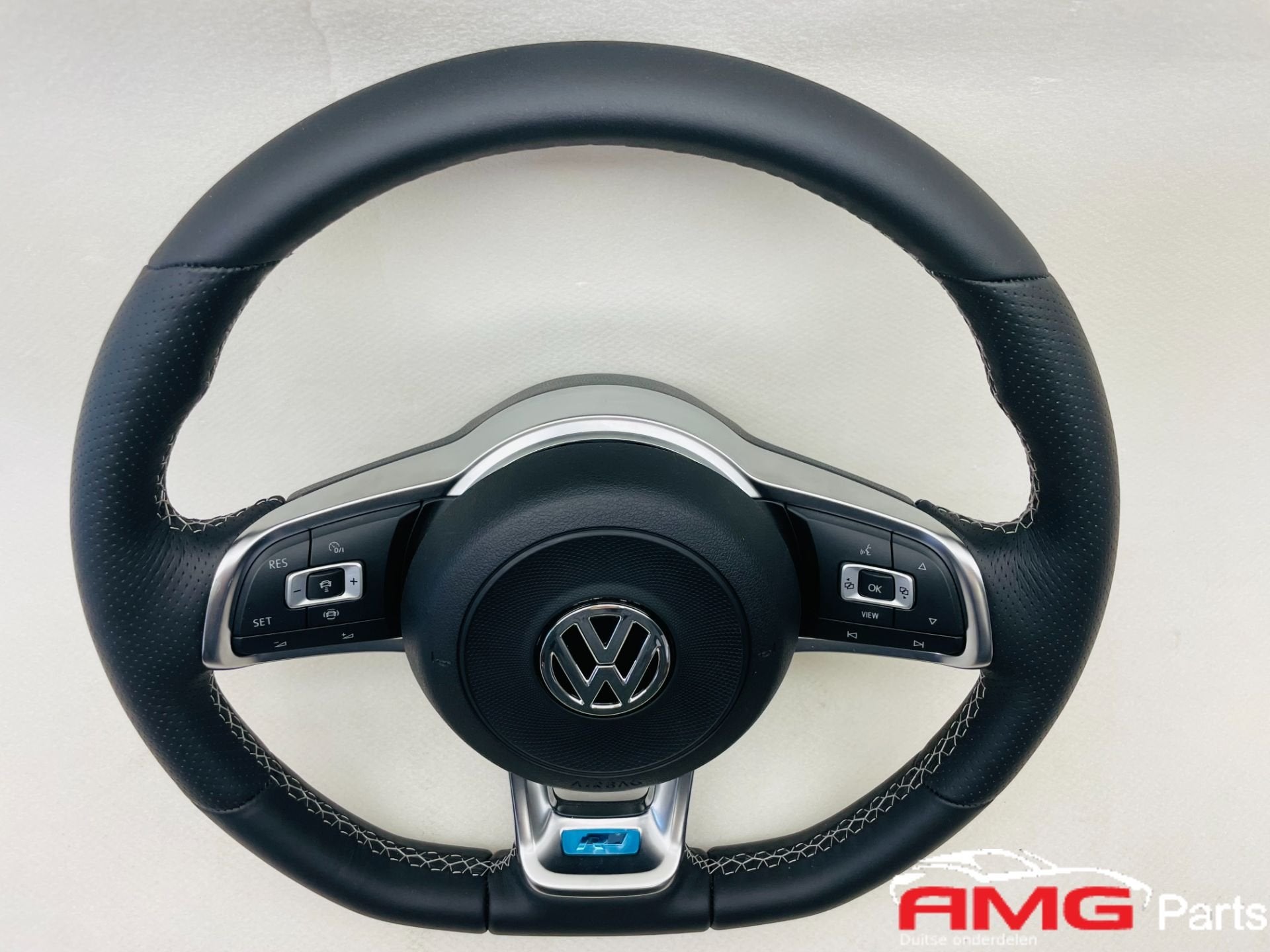 Vw Golf 7 Polo 2G R Line Stuur en Airbag Stuur Zonder Flippe, Auto-onderdelen, Interieur en Bekleding, Volkswagen, Volkswagen AG