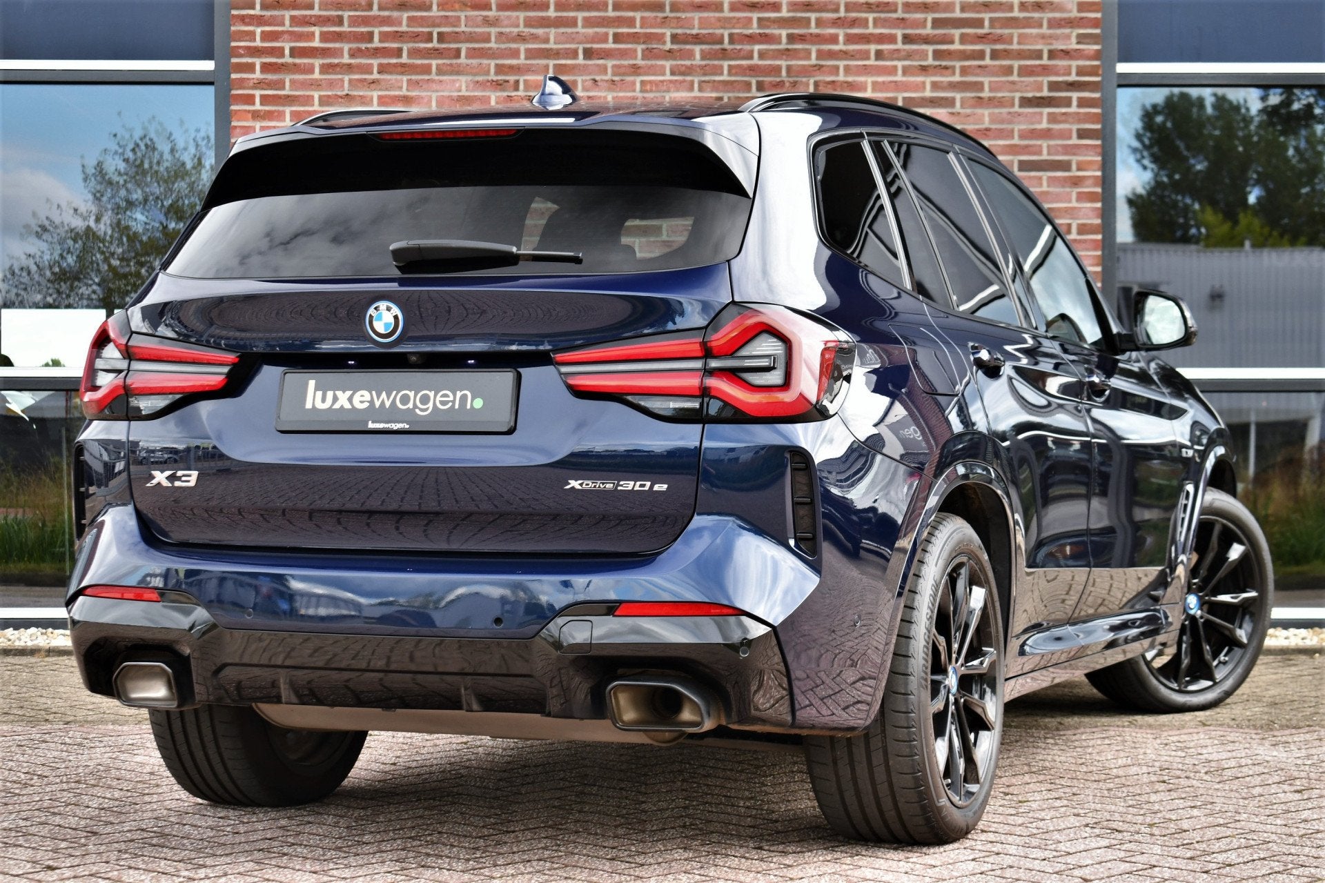 BMW X3 xDrive30e M-Sport M-zetels Pano HUD 360-cam Adp-dempi, Automaat, Gebruikt, Zwart, Bedrijf