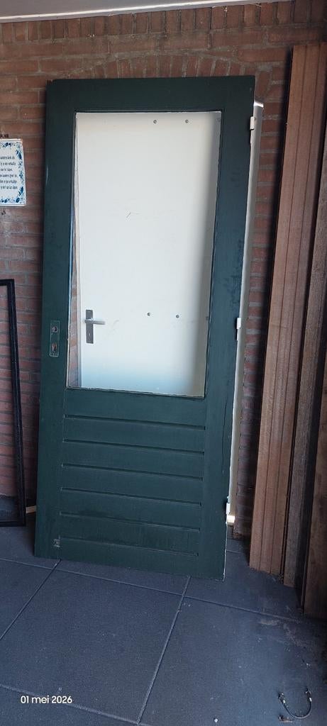 Gebruikte Buitendeur, Doe-het-zelf en Verbouw, Ophalen, Gebruikt, 80 tot 100 cm, Buitendeur