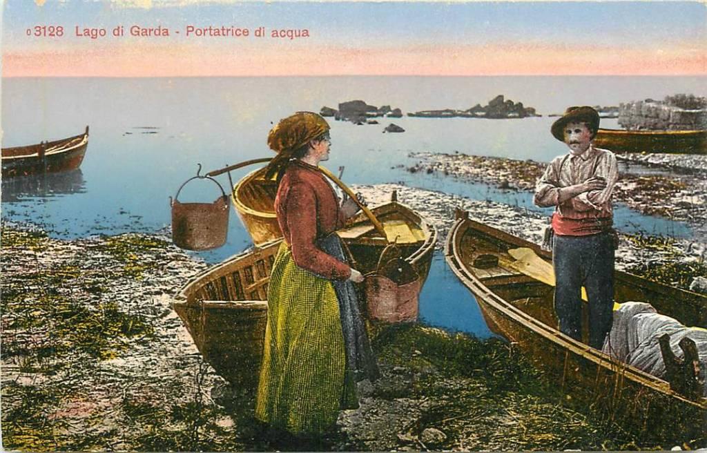 381-423-001 Lago di Garda Portatrice di acqua, Verzenden, Voor 1920, Frankrijk