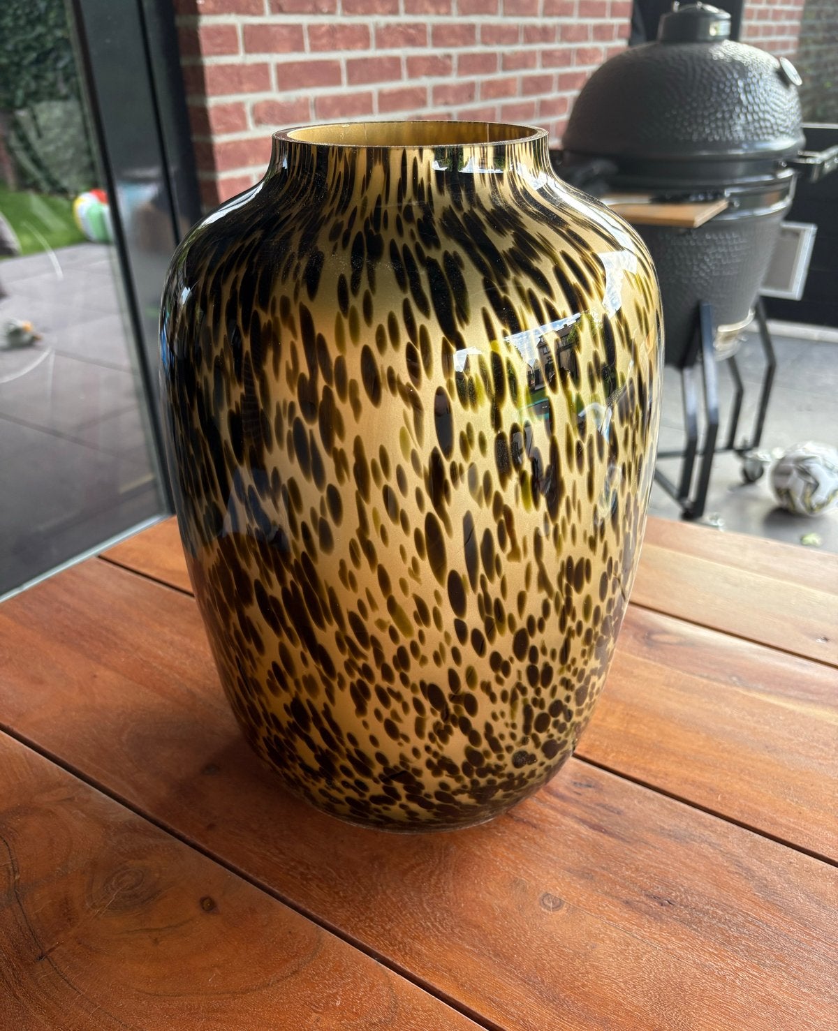 Artic Gold Cheetah Vaas medium - 25 x 35, Ophalen of Verzenden