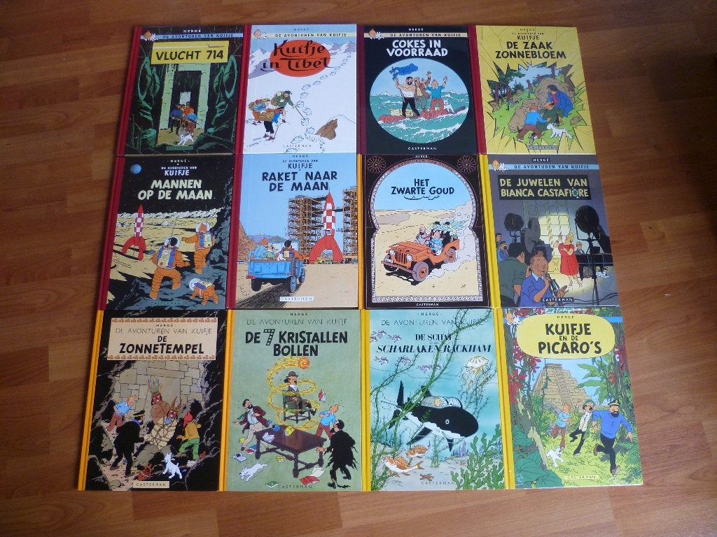 KUIFJE COMPLETE SERIE FACSIMILE UITGAVEN 1996-2008 1E DRUK, Complete serie of reeks, Ophalen of Verzenden, Zo goed als nieuw, Hergé