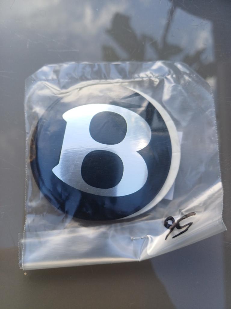 Naafstickers Bentley 56mm bol, Ophalen of Verzenden, Nieuw
