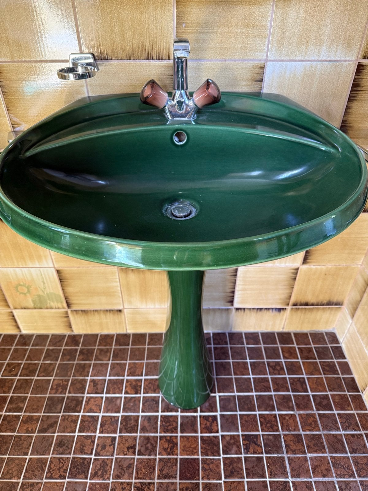 Groene designer Badkamerset: Wastafel, Bad en Toilet, Doe-het-zelf en Verbouw, Sanitair, Ophalen, Gebruikt, Steen, Bad