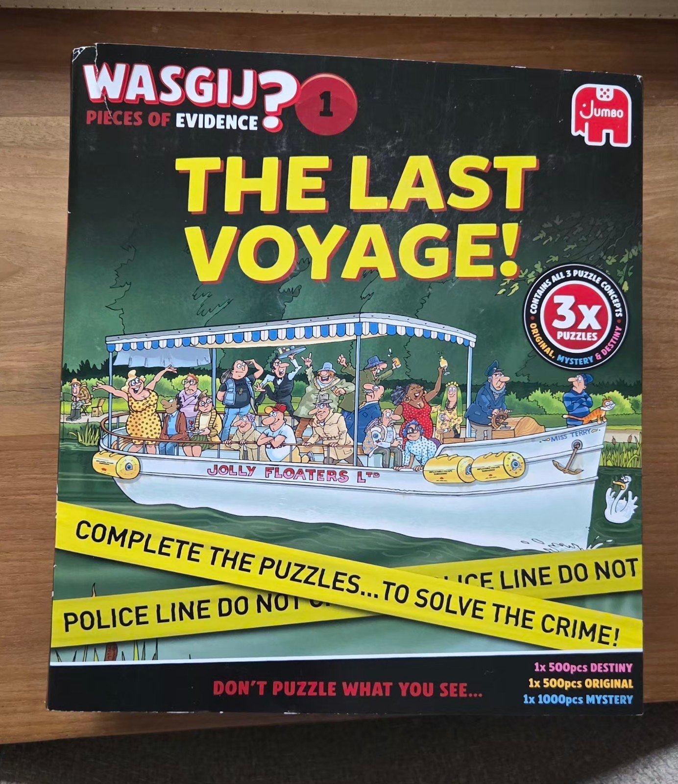 Wasgij? The Last Voyage! 3-in-1 Puzzelset (2000 stukjes), Ophalen of Verzenden, Meer dan 1500 stukjes, Zo goed als nieuw, Legpuzzel