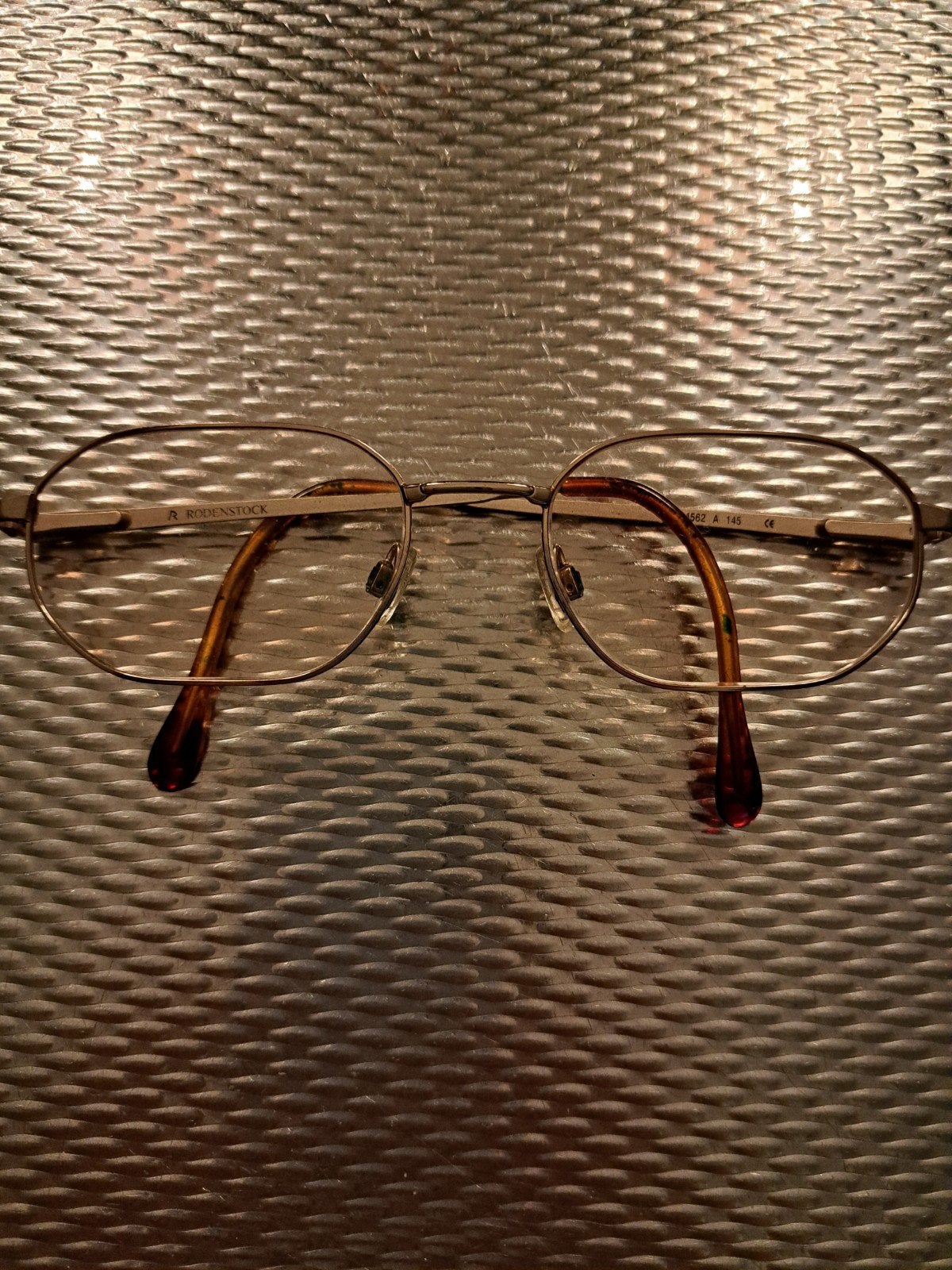 BRILMONTUUR VEDERLICHT TITANIUM GOUDKLEURIG MERK RODENSTOCK., Ophalen of Verzenden, Zo goed als nieuw, Bril