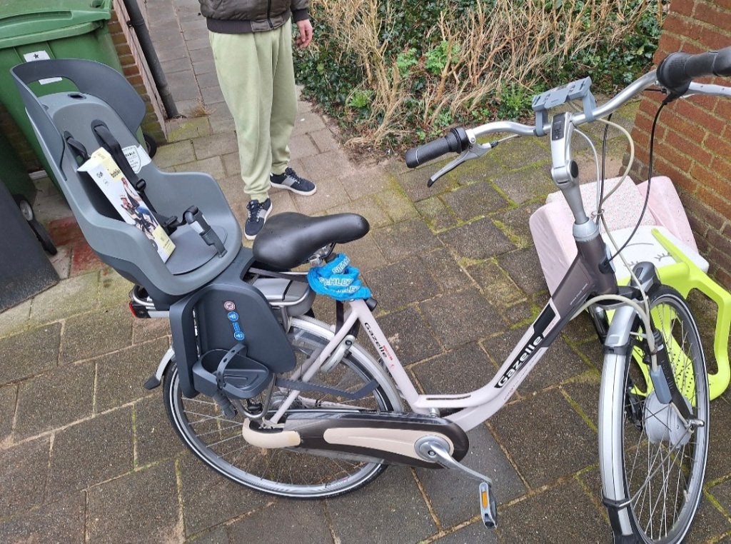 Damesfiets, Fietsen en Brommers, Fietsen | Dames | Moederfietsen, Ophalen, Gazelle, 1 zitje, Mandje