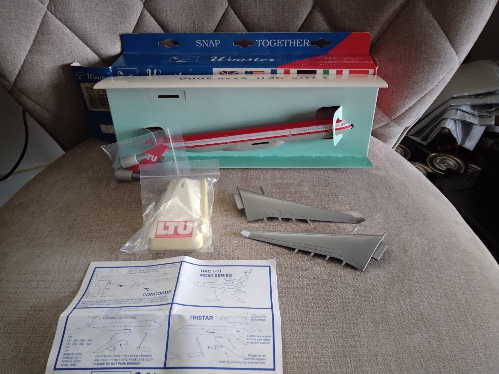 Wooster LTU Airbus A330 Model No. 482 Vliegtuigmodel, Ophalen of Verzenden, Nieuw, Overige merken