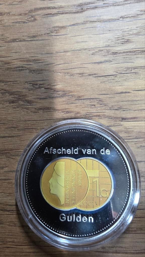 Afscheid van de Gulden -  herdenkingsmunt, Ophalen of Verzenden, Koningin Beatrix, 1 gulden, Losse munt