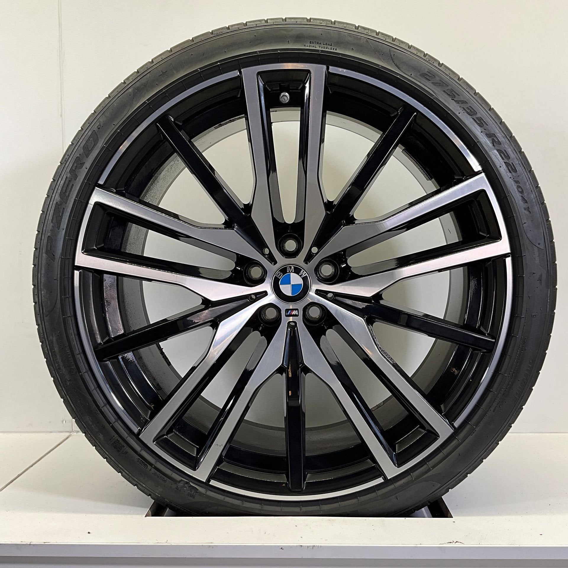 BMW X5 G05 X6 G06 BREEDSET VELGEN + ZOMERBANDEN 22 INCH ORIG, Gebruikt, -, 275 mm, -