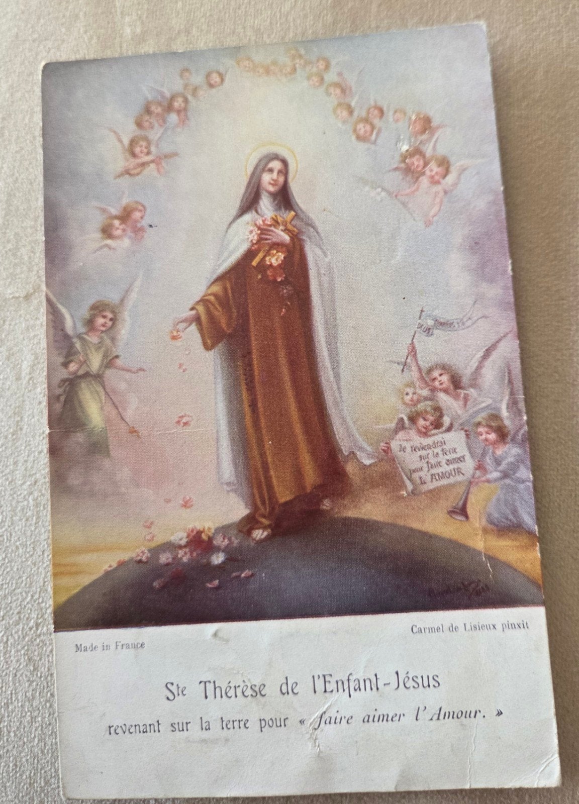 Heilige Theresia van Lisieux, Ophalen of Verzenden, 1920 tot 1940, Gelopen, Overige thema's