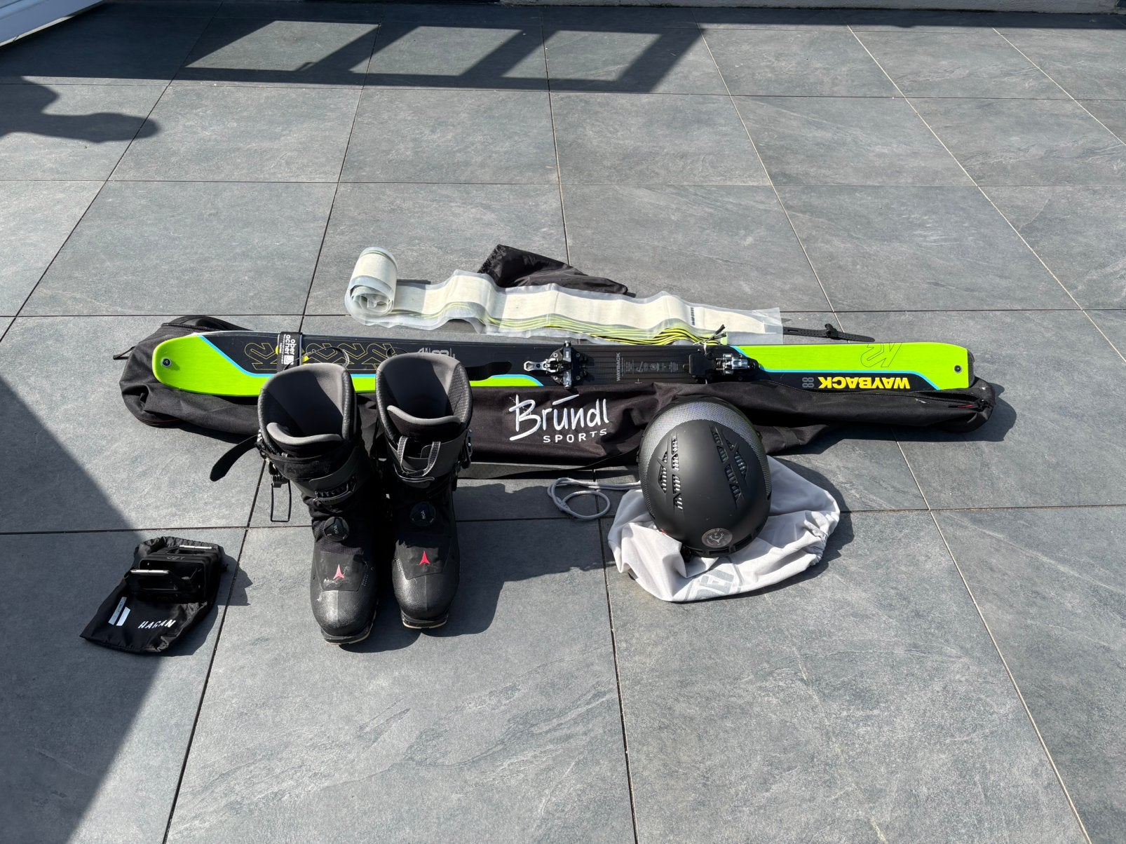 K2 Wayback 88 toerski set 160 cm + ATK/Hagan binding, Overige merken, 160 tot 180 cm, Ophalen of Verzenden, Zo goed als nieuw