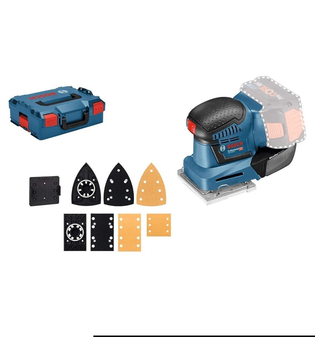 bosch profesionale (blauw), Ophalen of Verzenden, 1200 watt of meer, Vlakschuurmachine