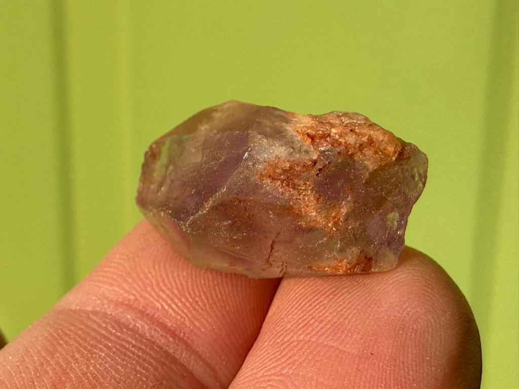 Fantoom Amethist puntje mineralen uit Bolivia H, Verzamelen, Mineralen en Fossielen, Ophalen of Verzenden, Mineraal