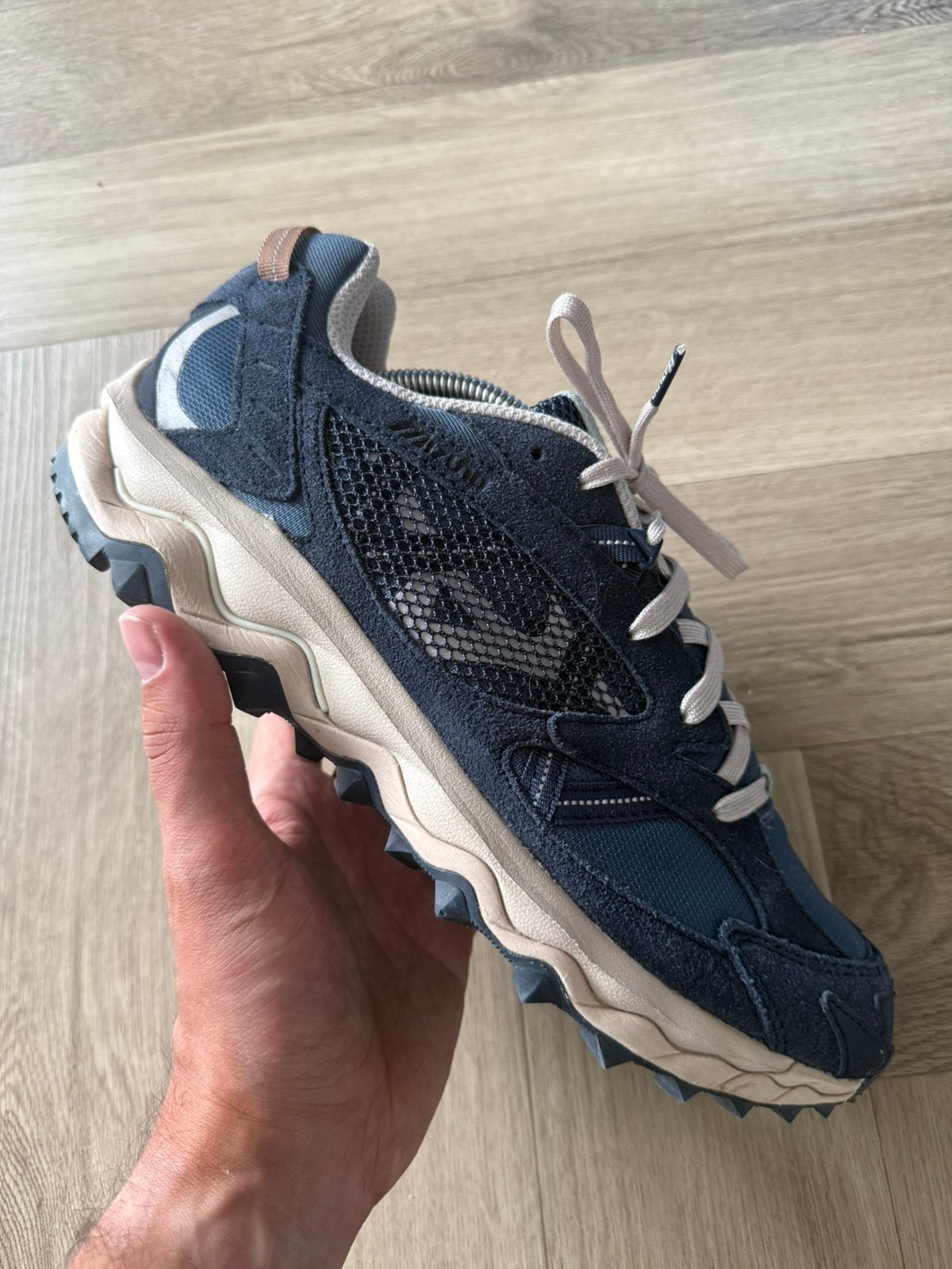 Mizuno wave mujin TL trail navy 43, Kleding | Heren, Verzenden, Nieuw, Blauw