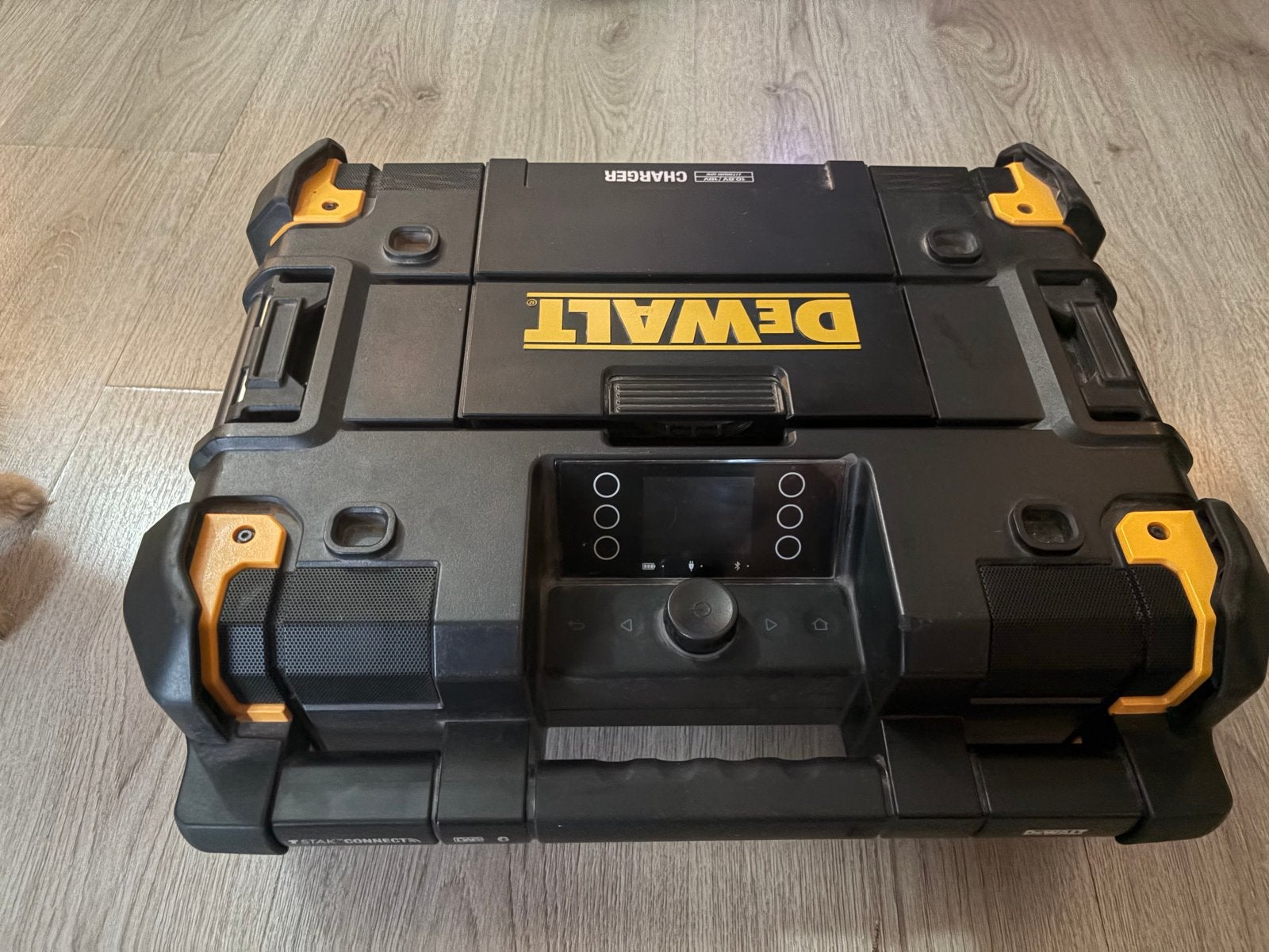 DeWalt bouwradio DAB+ FM Bluetooth - Zo goed als nieuw, Audio, Tv en Foto, Radio's, Ophalen, Zo goed als nieuw, Bouwradio