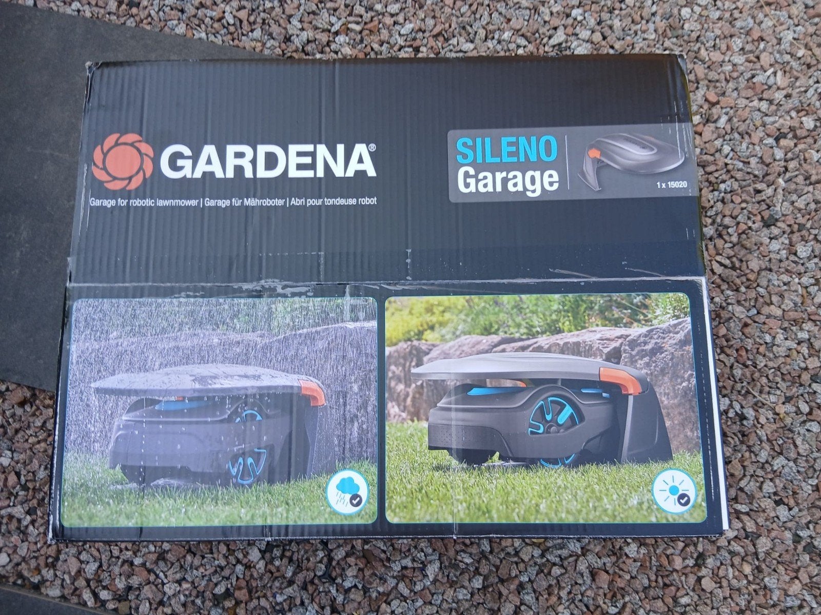 Gardena Sileno Garage - Nieuw in doos, Tuin en Terras, Grasmaaiers, Nieuw, Minder dan 30 cm, Ophalen