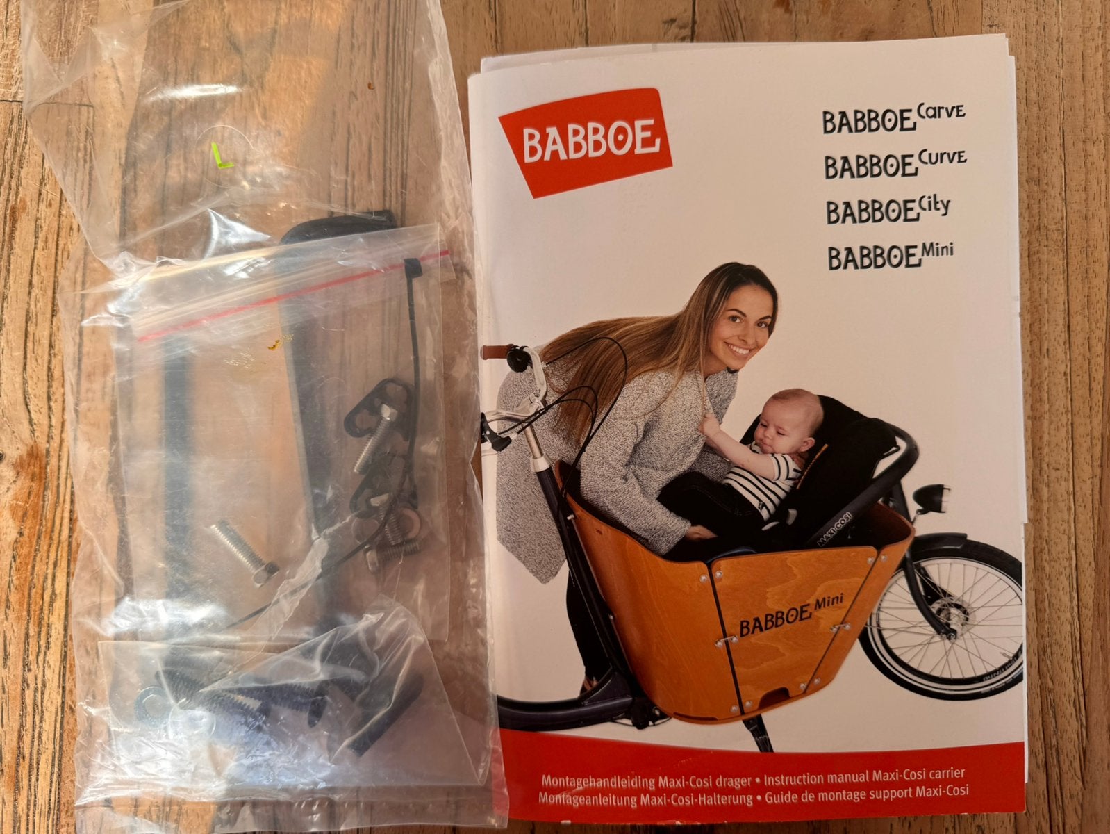 Babboe maxi cosi drager, Ophalen, Gebruikt