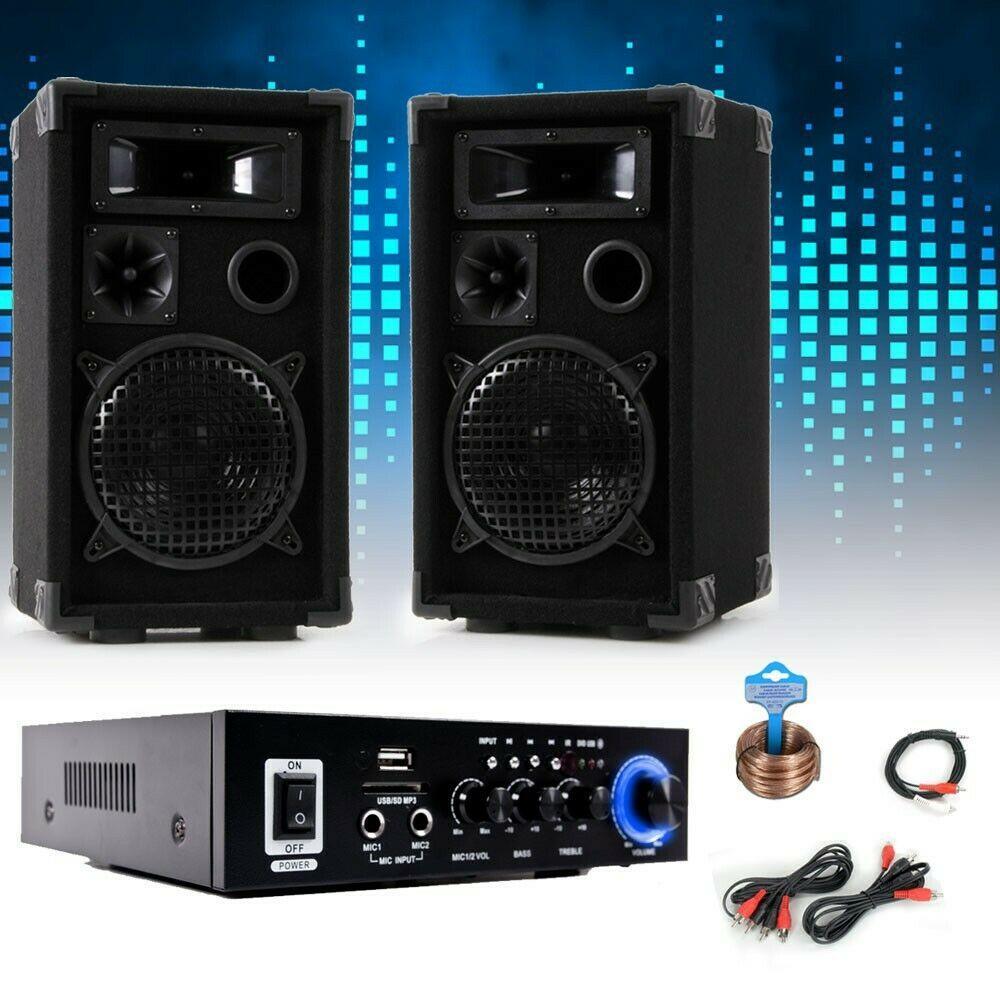 Karaoke Muziek Systeem Versterker Speakers USB SD Bluetooth, Audio, Tv en Foto, Karaoke-apparatuur, Ophalen of Verzenden, Nieuw