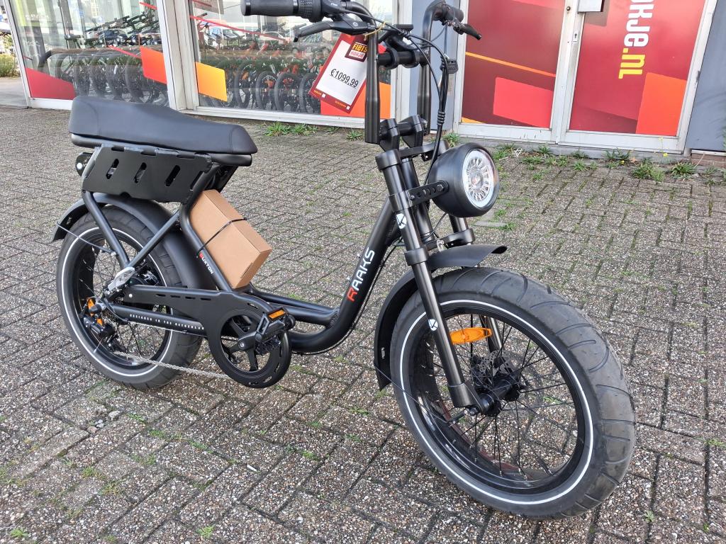 Fietshokje Beverwijk: Raaks Buxton Fatbike N7, Fietsen en Brommers, Elektrische fietsen, Niet ingevuld, Nieuw, Ophalen of Verzenden