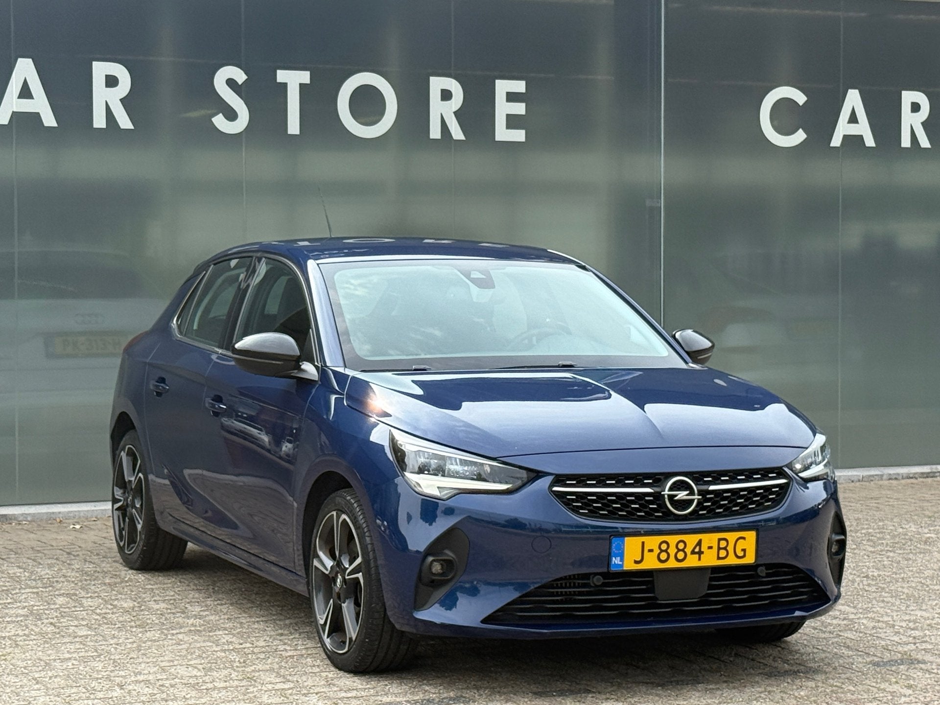 Opel Corsa 1.2 Automaat Elegance Navi|PDC V+A|Camera|Dealer, Gebruikt, Blauw, Origineel Nederlands, 3 cilinders
