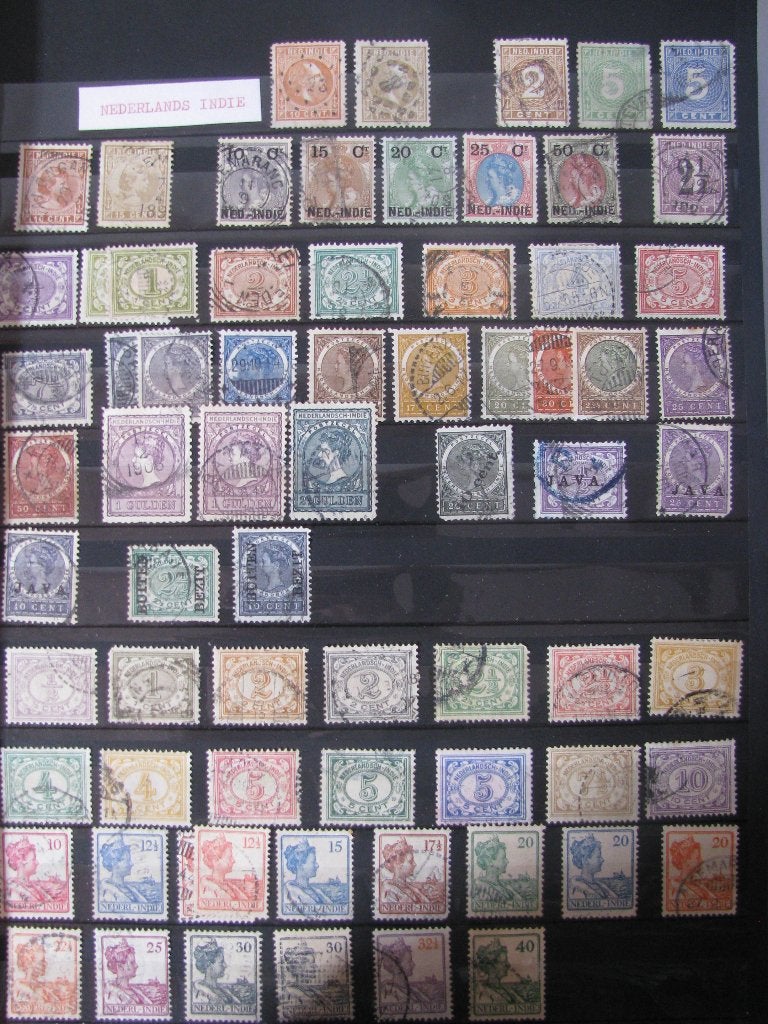 postzegels, Ophalen of Verzenden, Gestempeld, Nederlands-Indië