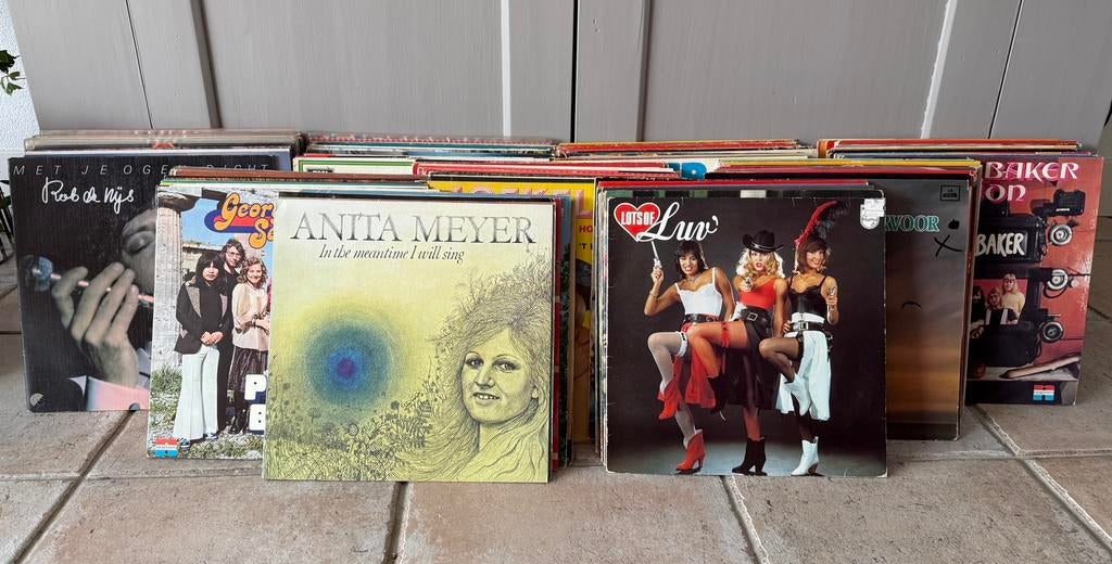200 LP’s, Ophalen, Gebruikt, Overige formaten, Levenslied of Smartlap