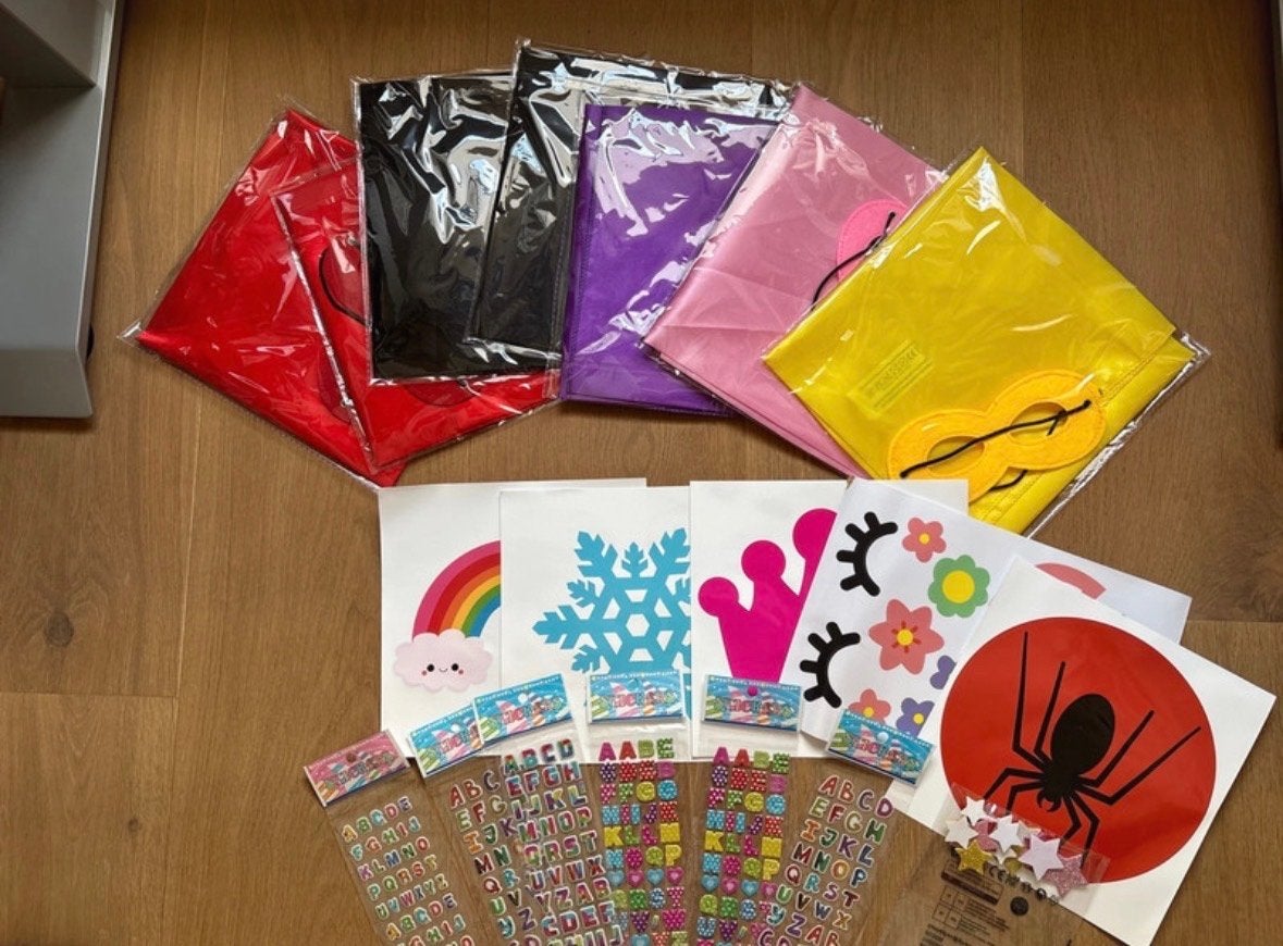 Superhelden capes en maskers voor kinderfeestjes, Ophalen, Nieuw, Feestartikel, Verjaardag