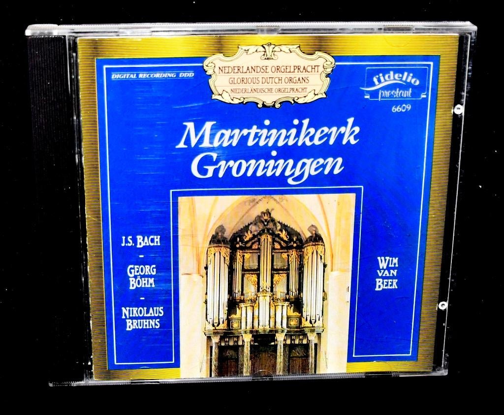 Wim van Beek - Martinikerk Groningen - J.S. Bach, Georg Bohm, Ophalen of Verzenden, Classicisme, Zo goed als nieuw, Overige typen