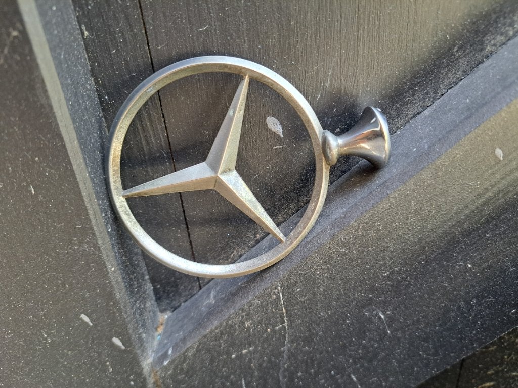 Mercedes ster 1970, Ophalen of Verzenden, Mercedes-Benz, Motorkap