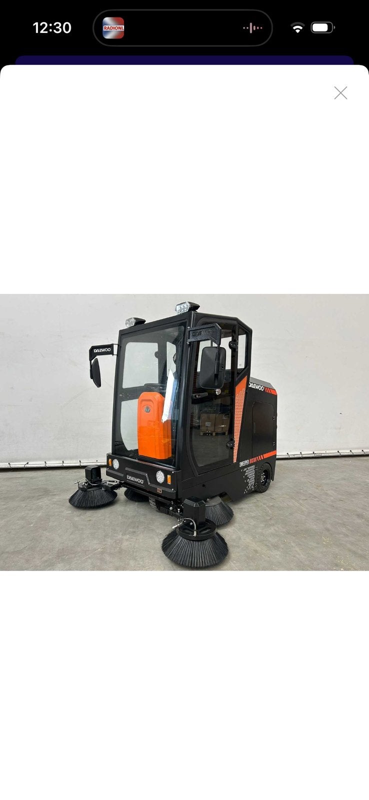 Straatveegmachine Daewoo - DAS100, Ophalen, Nieuw