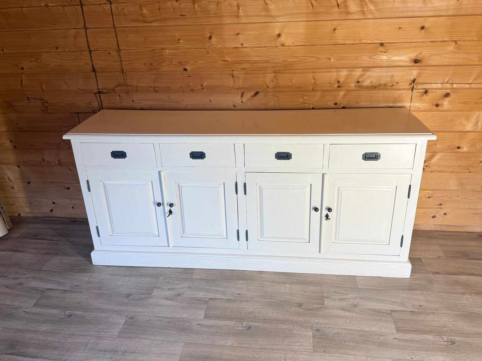 Teakhouten dressoir, Huis en Inrichting, Kasten | Dressoirs, Ophalen, Gebruikt, Met deur(en), Teakhout