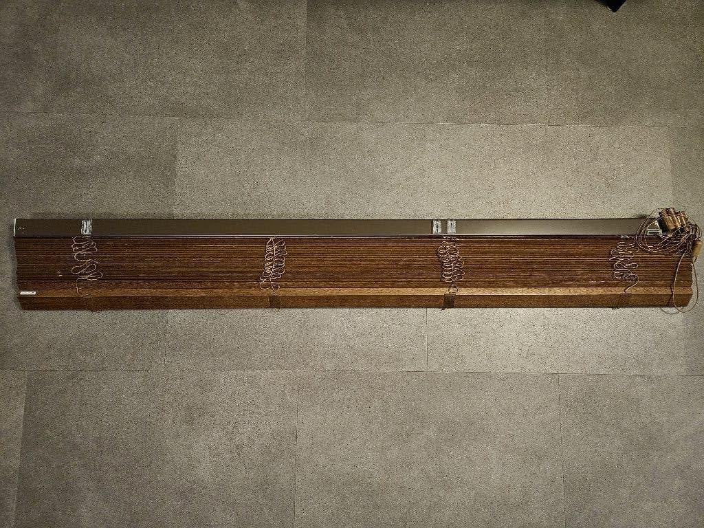 Veneta houten jaloezie 152x120 cm, Ophalen, Jaloezie, Gebruikt, Overige merken