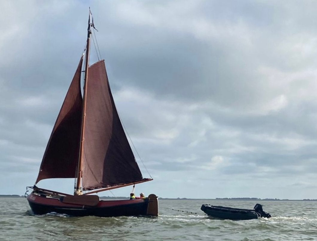 Lemsteraak visserman Stofberg 10 meter, Watersport en Boten, Ophalen, Gebruikt, Kunststof