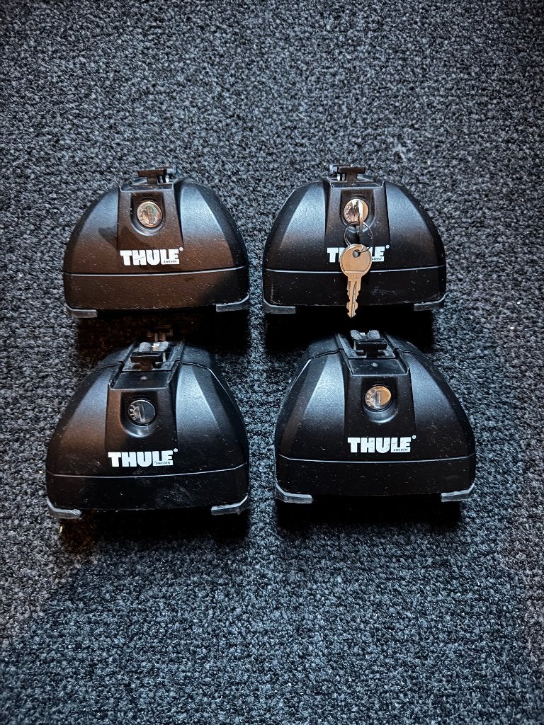 Thule Rapid System 753 + kitset 4007 (Audi A4 Avant), Auto diversen, Dakdragers, Ophalen of Verzenden, Zo goed als nieuw