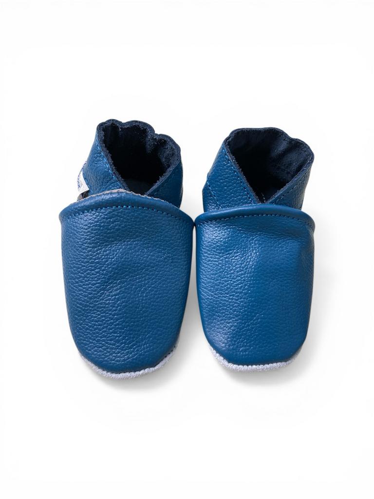 Nieuwe blauwe babyslofjes van Baby-slofje , maat 18/19, Slofjes, Jongetje of Meisje, Ilewap, Nieuw