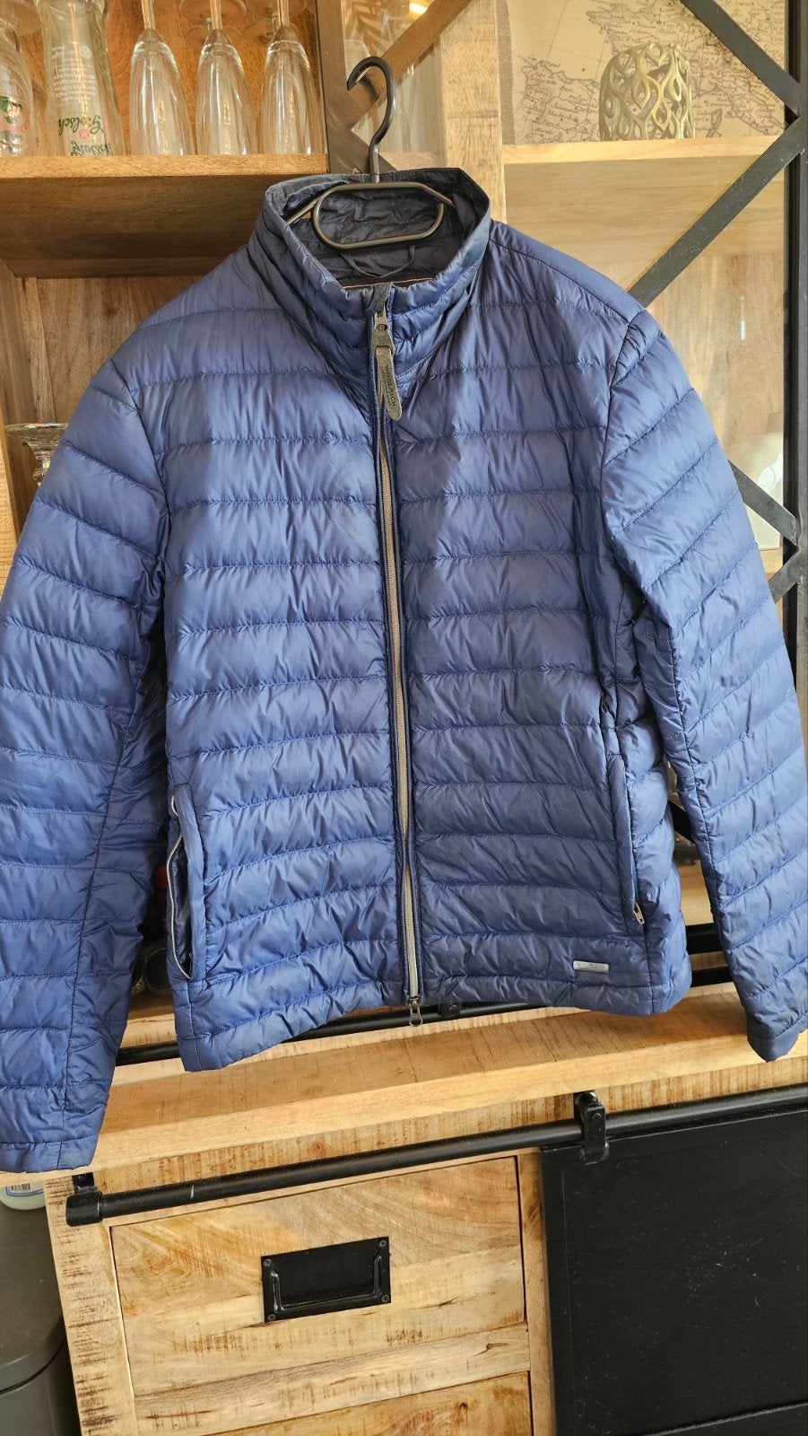 woolrich jas heren M, Ophalen of Verzenden, Gedragen, Blauw