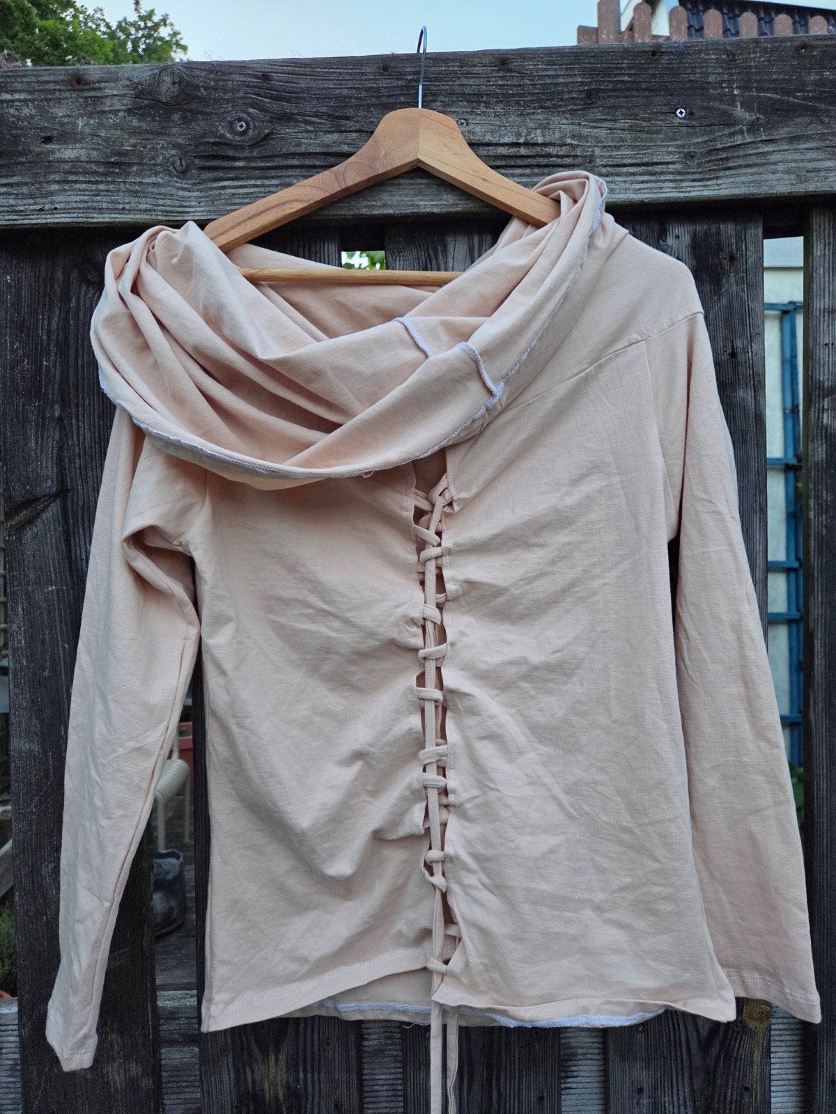 Handgemaakte Hippie Top met Kant en Open Rug, Kleding | Dames, Tops, Maat 38/40 (M), Meerkleurig, Nieuw, Ophalen of Verzenden