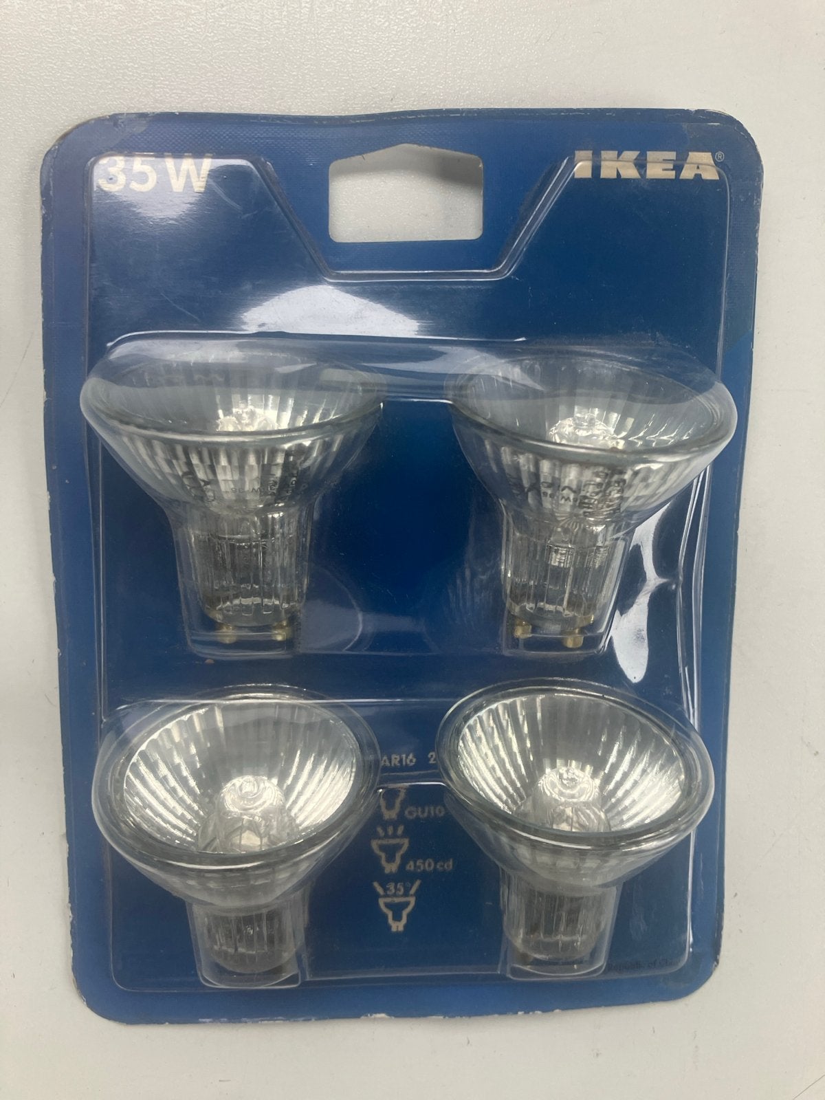 IKEA 35W GU10 Halogeen Spotjes - Nieuw (set van 4), Ophalen of Verzenden, Nieuw, GU10, IKEA