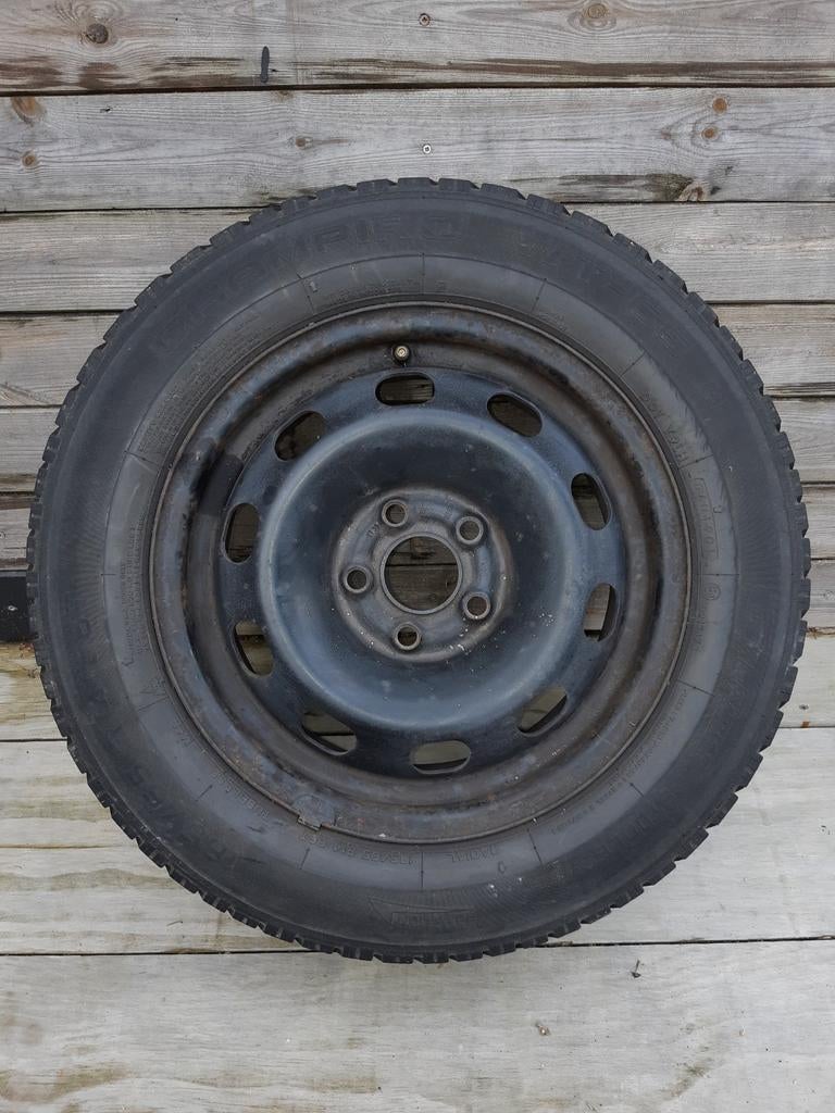 Reservewiel met band voor Skoda Fabia 1/2, VW Polo, Beetle, Ophalen, Gebruikt