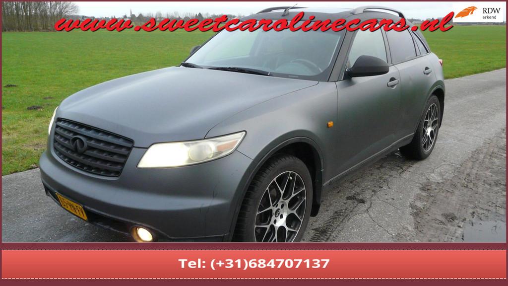 Infiniti FX 35Automaat,Custom wrapped,Apple-play,Custom uitl, Auto's, Infiniti, Automaat, Achterwielaandrijving, Gebruikt, Zwart